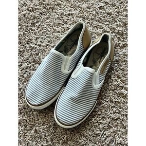 Tommy Bahama Sailor Slip On Sneaker Flat Canvas‎ Stripe Shoes Women's Sz 6